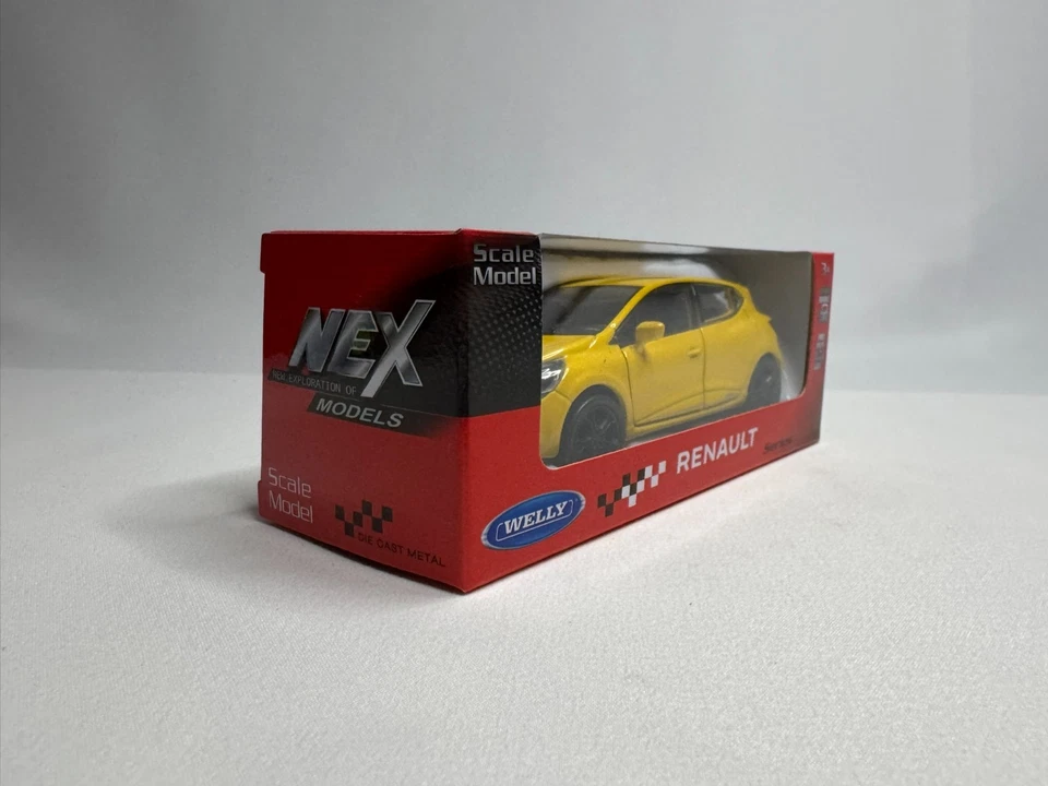 1:38 Renault Clio IV Hatchback 2012-2020 Gelb Modellauto Diecast - Bild 2 von 4