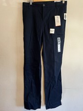 Old Navy NWT Navy Blue Built-In Flex Reinforced Knees Straight Pants Size 18