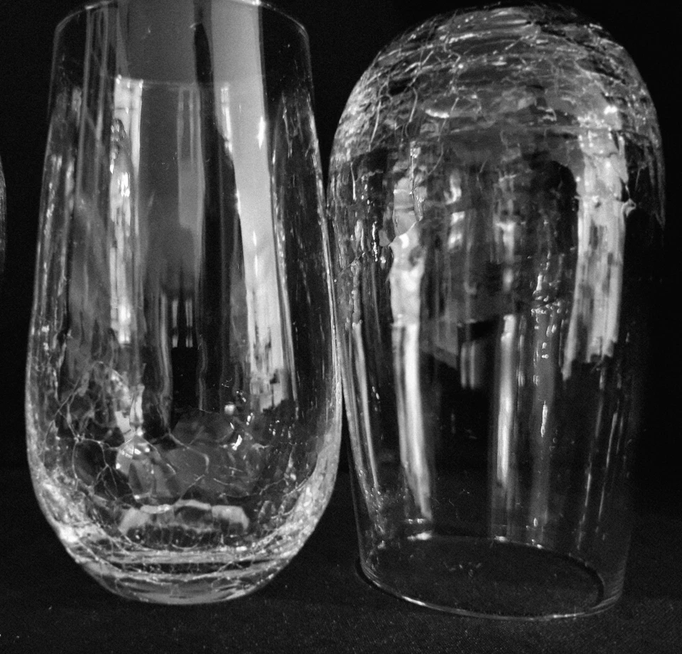 PIER 1 COPO ALTO PLANO COM RUGAS 6" CONJUNTO DE QUATRO - Imagem 4 de 4