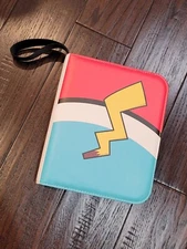 POKEMON Pikachu CARD BINDER 50 Sheets FITS 400 CARDS 4 Pocket Design L LTGEM