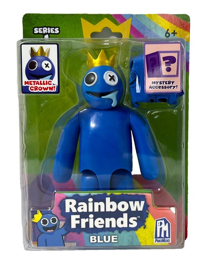 Rainbow Friends BLUE 5" Action Figure Posable Figure Series 1 PhatMojo Sealed