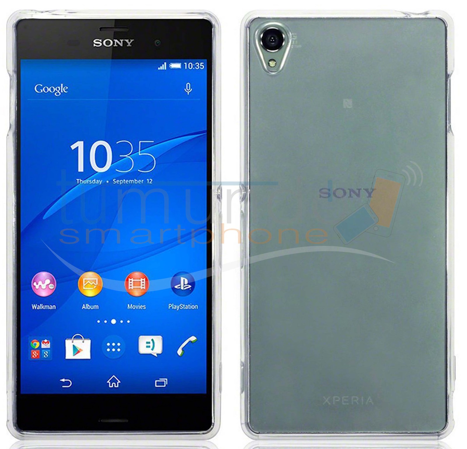Funda Di Gel Tpu Trasparente 100% Per Sony Xperia Z3 Case