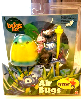Vintage Rare 1998 A Bugs Life Retired NIB Disney Pixar Air Bugs