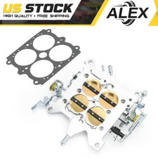 For Holley 650 - 800 Cfm Double Pumper 4 Corner Base Plate Assembly -square Bore