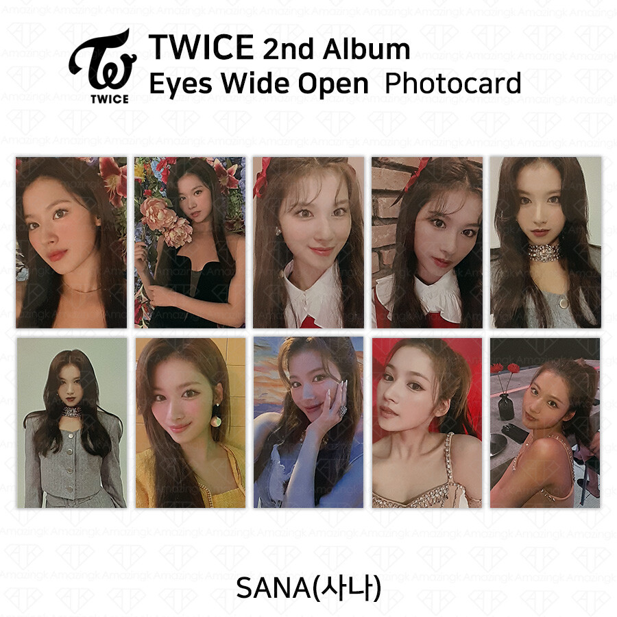Waste(twice) - TWICE サナ eyes wide open  コンプ TWICE 2nd Album Eyes Wide Open Official Photocard Photo Card