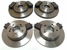 MERCEDES C270 CDi SALOON 2001-2007 FRONT AND REAR BRAKE DISCS & PADS SET NEW
