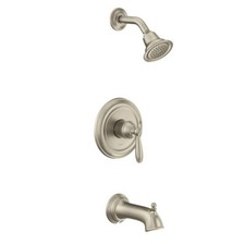 Moen Brantford Tub and Shower Trim Package with 1.75 GPM Single Function Shower