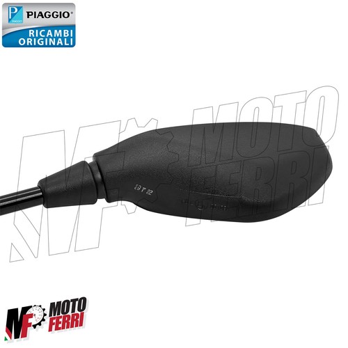 MF7637 Specchietto Sinistro Nero Originale Piaggio Medley 125 150 mod 2020/2025 - Foto 4 di 5