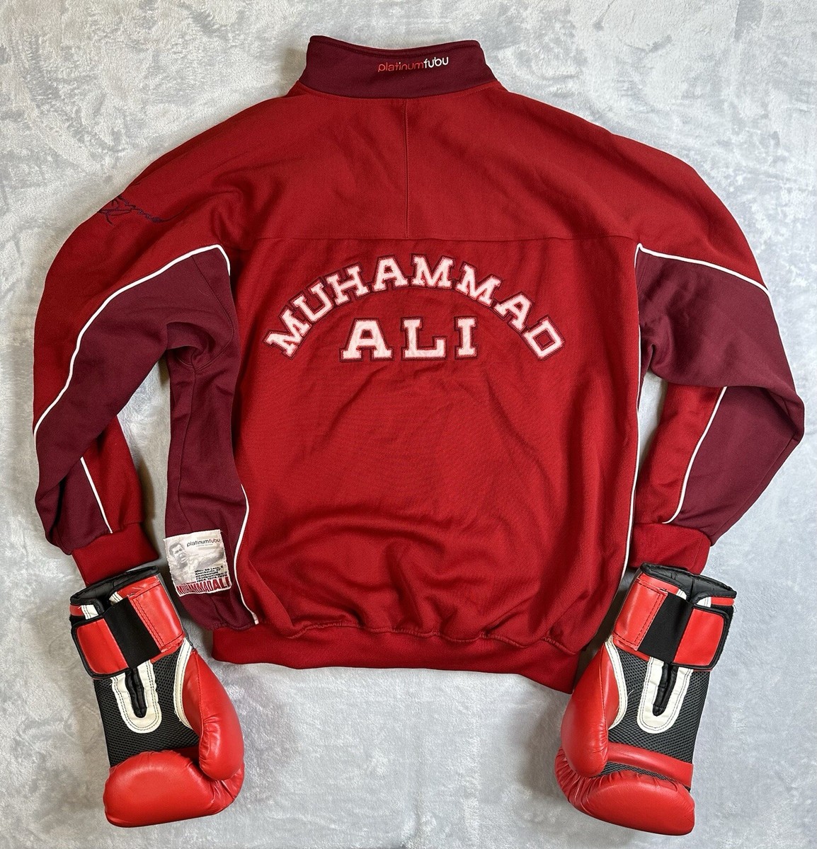 Rare Limited Edition FUBU Platinum Jacket Muhammad Ali Embroidered