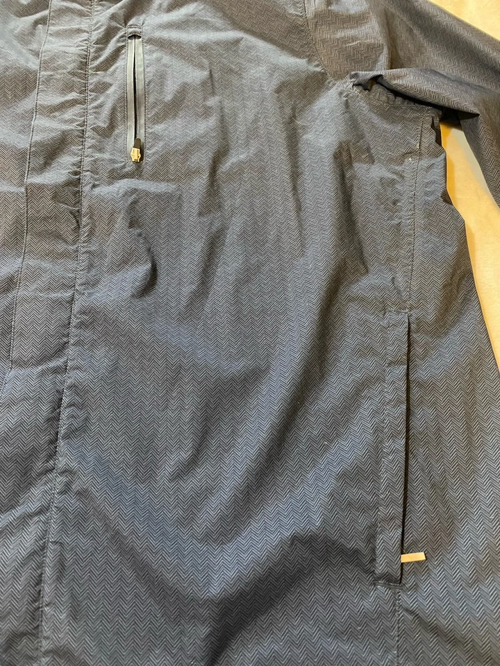 Cortavientos de golf Carnoustie para hombre talla L azul cremallera completa manga larga ventilada Foto 3 de 4