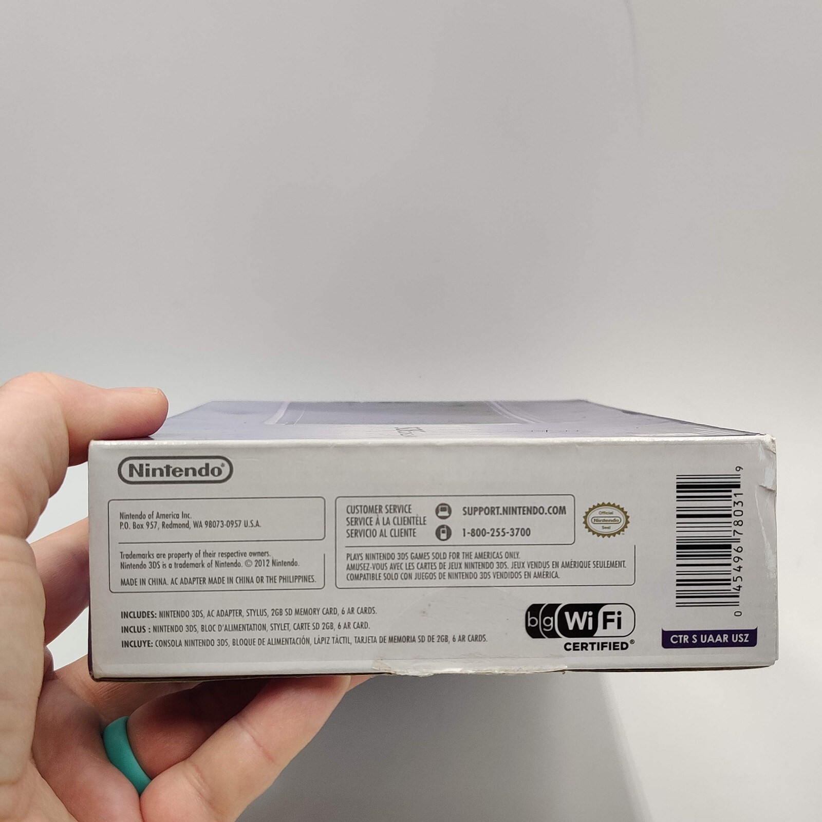 N3DSC - Nintendo 3DS Midnight Purple IN BOX MATCHING SERIAL NUMBERS ...