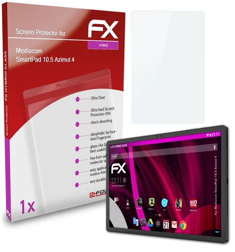 Pellicola Vetro per Mediacom SmartPad 10.5 Azimut 4 9H Armatura di protezione