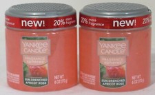 Yankee Candle Fragrance Spheres Odor Beads Lot of 2 SUN-DRENCHED APRICOT ROSE