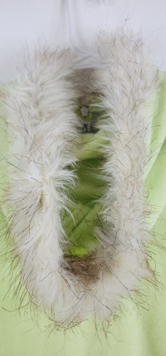 Spyder NWT Girls Bright Zip Up Fur Hooded Fleece Size XXL Pretty Green, MSRP $90 - Picture 9 of 17