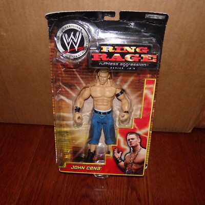 RARE WWE John Cena Ruthless Aggression Series 16.5 Ring Rage New in Packaging