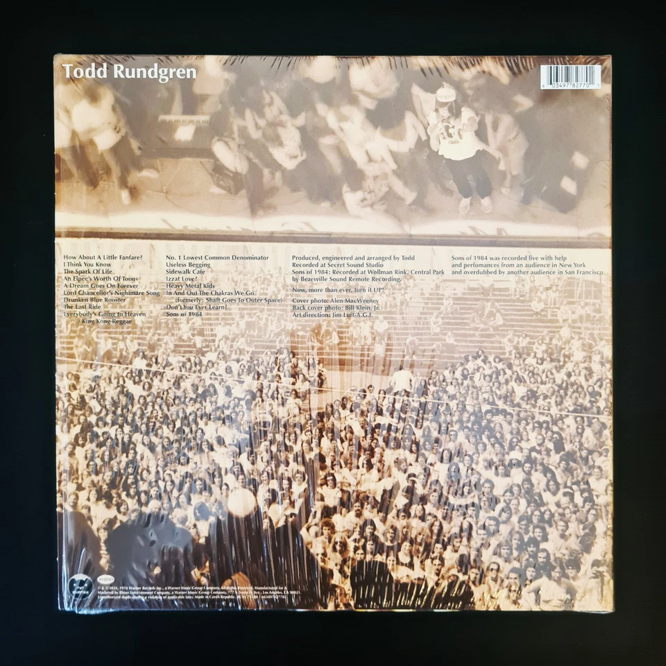 TODD RUNDGREN - TODD Limited Edition GREEN ORANGE Vinyl 2x LP RSD Rock Synth Pop - Image 3 of 4