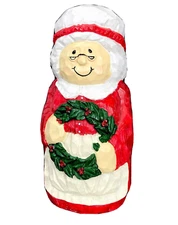 Mrs Santa Clause 10 inch  Wreath Polyresin  Statue Christmas Holiday Decoration