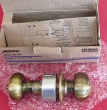 Arrow Lock MK11-TA-05A Cylindrical Lockset Single Cylinder TA knob Antique Brass