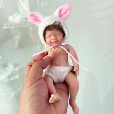 Mini Silikon Babypuppen mit echten kleinen Babypuppe, weicher Körper, 6 Zoll