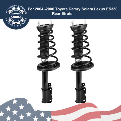 Findauto Pair Of Rear Shocks & Struts For 2004-2006 Toyota Camry Avalon Solara & Lexus ES330 – Gas Charged, Direct Fit