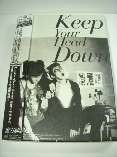TOHOSHINKI Keep Your Head Down Japan Ver Limited Special Ver. CD+DVD+Photobook - Picture 1 of 8