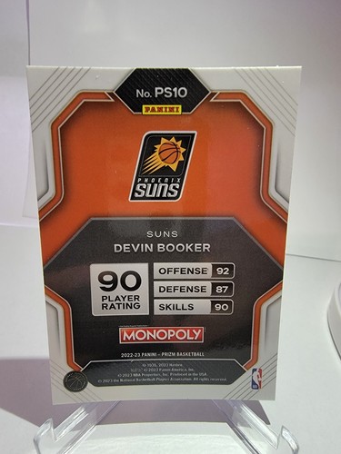 2022-23 Panini Prizm Monopoly Devin Booker PS10 Basketball Card - Picture 2 of 2