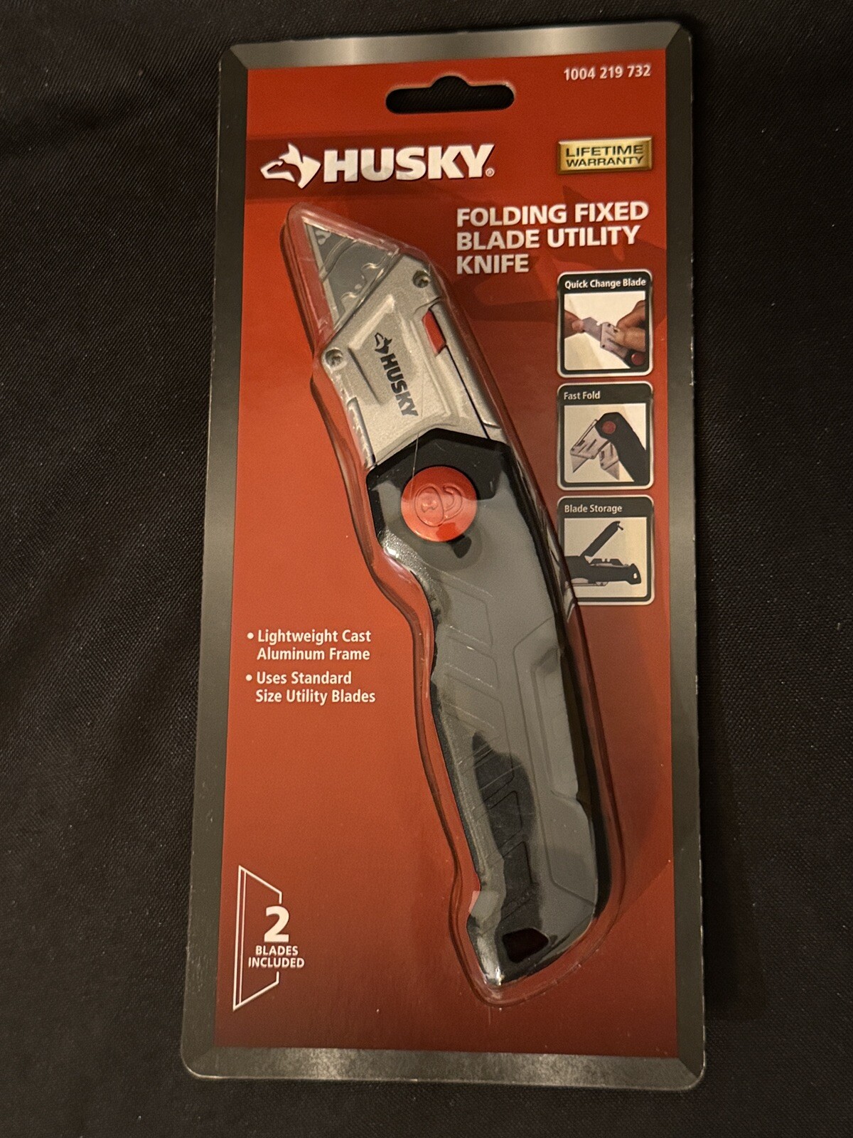 - Comfort Grip Handle Holds 2 Blades New