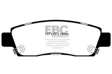 EBC ED91672 ED Extra Duty Rear Red Brake Pads...