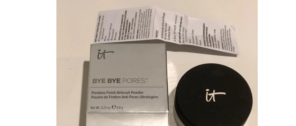 IT Cosmetics Bye Bye Pores Finish Airbrush Powder Translucent - 0.23oz NIB - Image 3 of 3