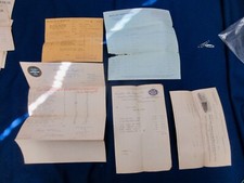 5 c1911 BILLHEADS Chicago Shoe Blacking Penny Candy Parasols Thread 8X11"#19