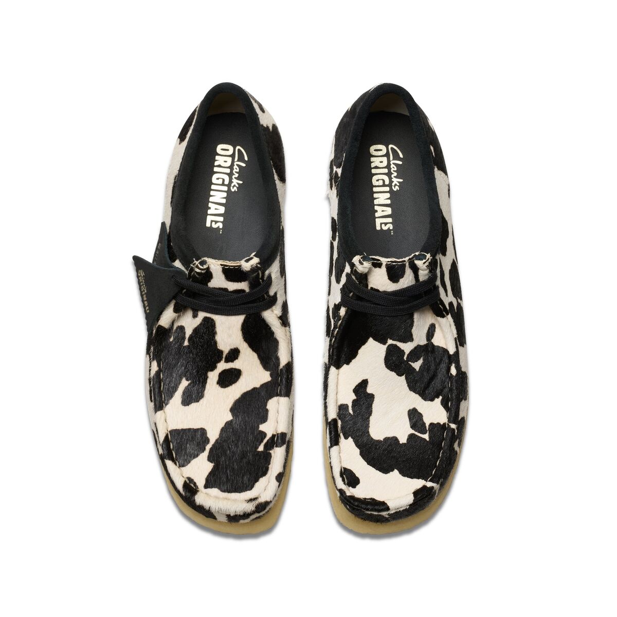 Clarks Men's Original WALLABEE COW PRINT HAIRON Made In Vietnam Clarks Men's Original WALLABEE COW PRINT HAIRON Made In Vietnam
