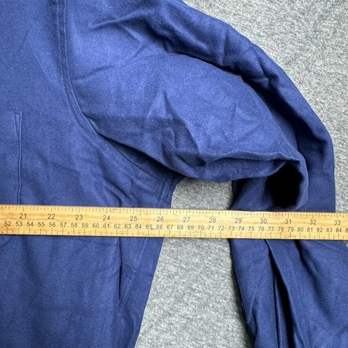 PINK Thomas Pink Mens Dress Shirt Blue Button Down Size XL NWOT Fleece soft - Picture 7 of 8