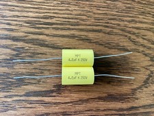 2 x 4uF 250V 4mfd NP Non Polarized Crossover Audio Capacitor MPT Film