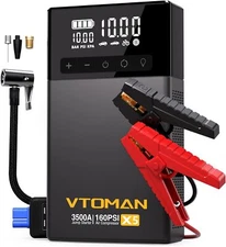VTOMAN X5 Jump Starter with Air Compressor, 3500A Portable Car Battery Booster