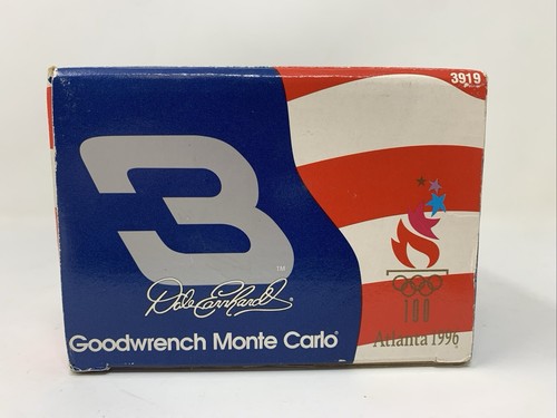 Dale Earnhardt Sr 3 1996 GM Goodwrench Monte Carlo Atlanta Olympics 1/24 Diecast - Picture 6 of 7