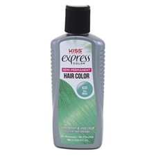 Kiss Color Express Color Semi-Permanent Hair Color- K33 Icy Mint, 3.5 oz
