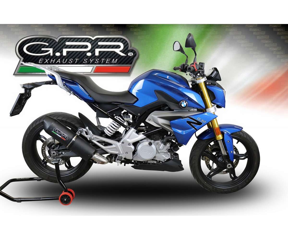 Full System Exhaust GPR Furore Evo4 Poppy Approved Bmw G 310 R 2022 2023