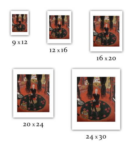 Florine Stettheimer : "Carl Van Vechten" (1922) — Giclee Fine Art Print - Picture 2 of 7