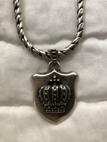 Collana Stigma by Kim Min Sun con corona unisex nuova senza etichetta - Foto 4 di 12