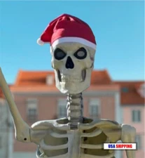 🎅Santa Hat for 12 ft Skeleton Christmas Decoration Statues Giant 45" XL Large💀