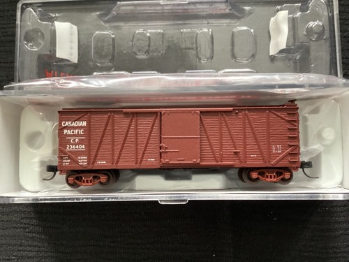 ATLAS 1/160 N SCALE CANADIAN PACIFIC SHEATHED BOX CAR RD # 236404 F/S 50002763 - Picture 6 of 21