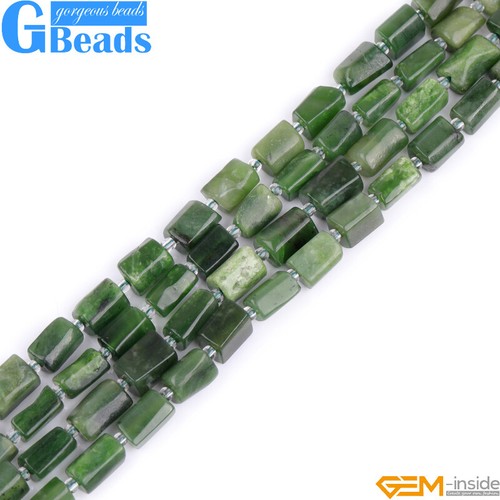 "Cuentas de columna de tubo facetado ágata piedra lunar ópalo natural para hacer joyas 15"" 8x12 mm" - Imagen 204 de 383