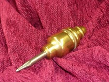 Instrumental plumb bob in a peculiar way. Bronze. Without nut. Peculiar Plumb