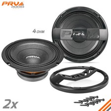 2x PRV Audio 8MB450-4 V2 8" Midbass Woofers 900W 4 Ohms Speakers  8GRILL-POLY