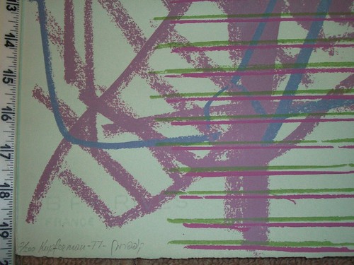 New Original Serigraph--COA--Hand-Signed & Numbered--"Untitled" Moshe Kupferman - Bild 3 von 8