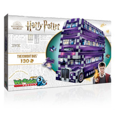Wrebbit 3D | Harry Potter Mini Knight Bus | 130 Piece 3D Puzzle