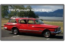 1962 Plymouth Valiant Wagon Auto Car Refrigerator Tool Box Magnet