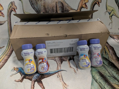 Nutricia Nutrinidrink Multi Fibre Drink 32x200ml Banane Schokolade Erdbeere Van 