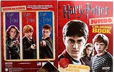 Jumbo Coloring Book: 11" X 8" HARRY POTTER with Bonus Bookmarks!