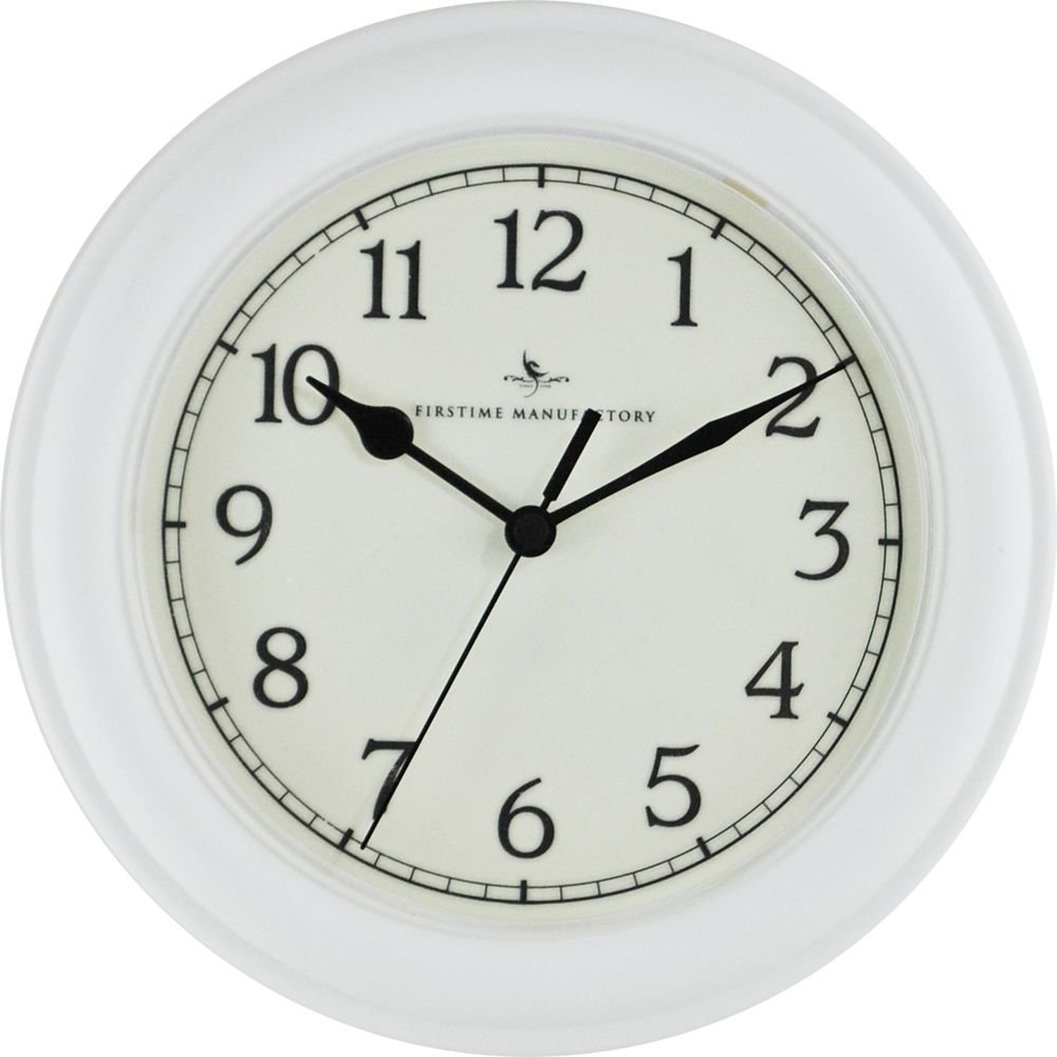 FirsTime & Co. Essential Wall Clock White